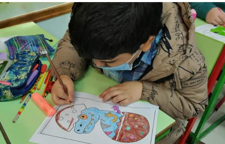 آموزش دست سازه دایناسور پایه سوم 4