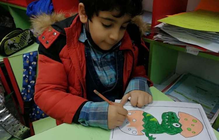 آموزش دست سازه دایناسور پایه سوم 6