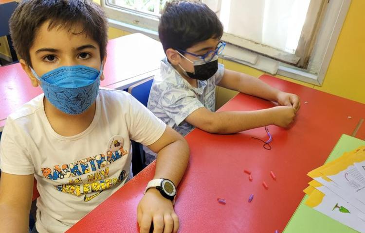 :آموزش دست چپ و راست، ساخت دستبند، کلاس انگور 1