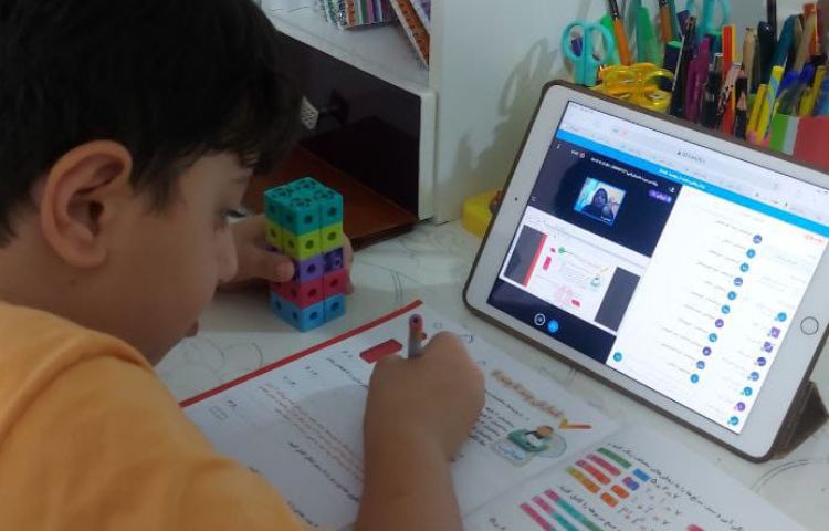 آموزش ریاضی (شمارش ) با چینه در پایه دوم بصورت آنلاین