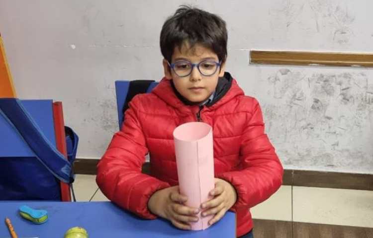 آموزش ساخت استوانه پایه سوم دبستان 1