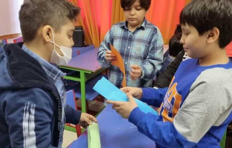 آموزش ساخت استوانه پایه سوم دبستان 2