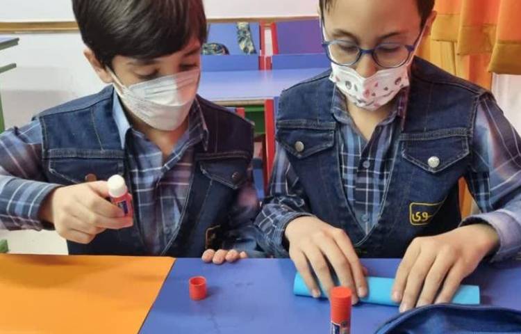 آموزش ساخت استوانه پایه سوم دبستان 4