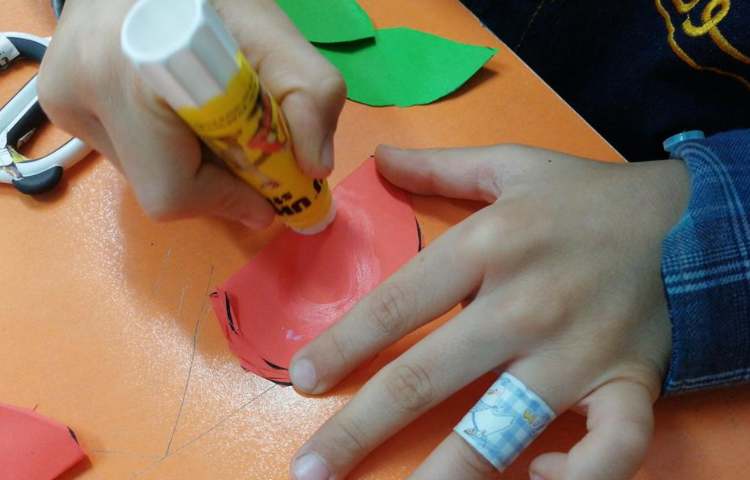 آموزش ساخت دست سازه سیب 5