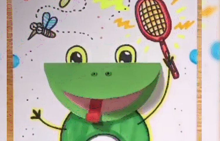 آموزش ساخت کاردستی در کلاس تابستانی خلاقیت 2