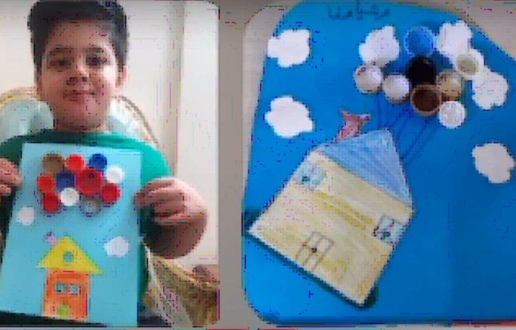 آموزش ساخت کاردستی در کلاس تابستانی خلاقیت 3