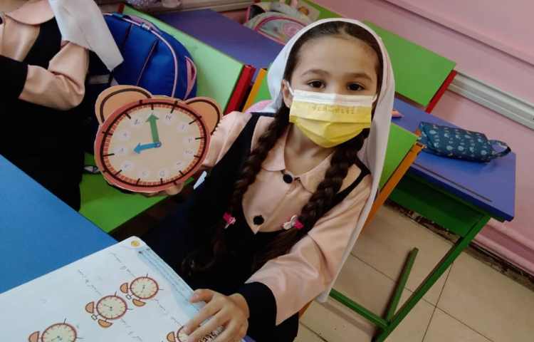 آموزش ساعت به همراه ساخت کاردستی ساعت 4