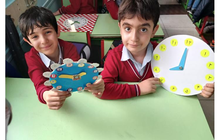 آموزش ساعت و دقیقه 1