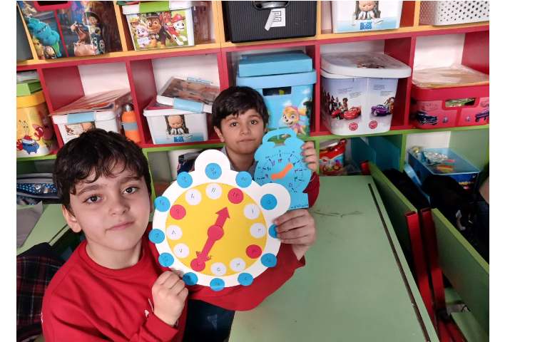 آموزش ساعت و دقیقه