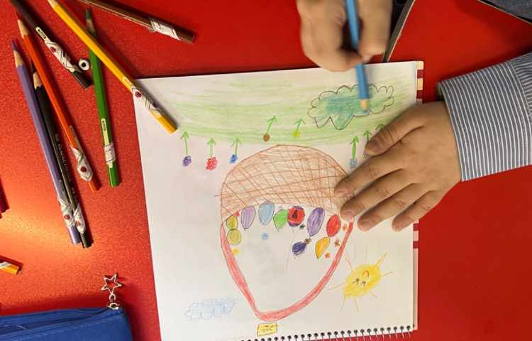 آموزش سبد باتخم مرغ های رنگی 4