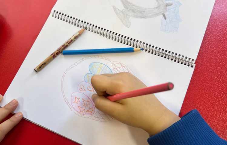 آموزش سبد باتخم مرغ های رنگی 9