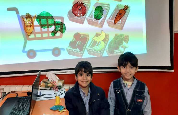 آموزش سبزیجات همراه با بازی خرید از فروشگاه 1