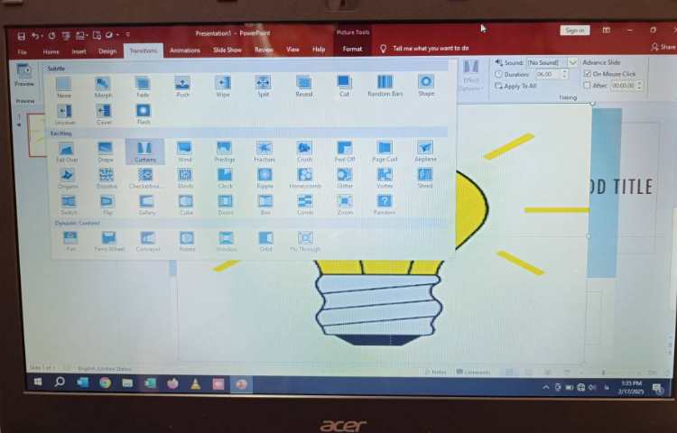 آموزش سربرگ transitions 2