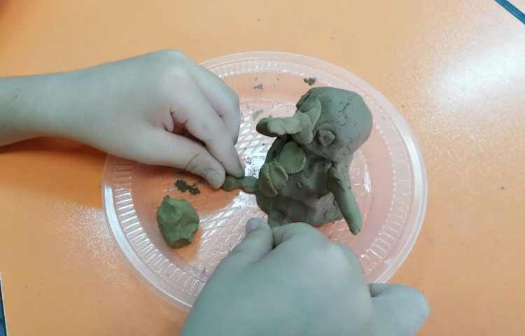 آموزش سفالگری (آدم برفی) 3