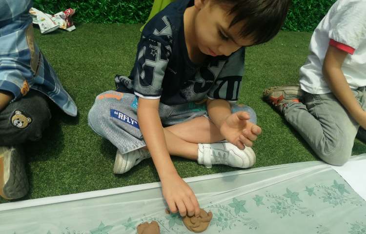 آموزش سفالگری (صورتک) 4