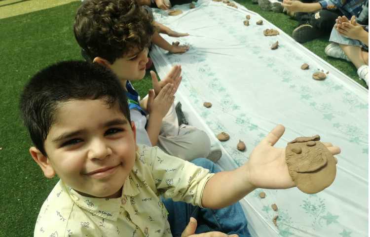 آموزش سفالگری (صورتک) 6