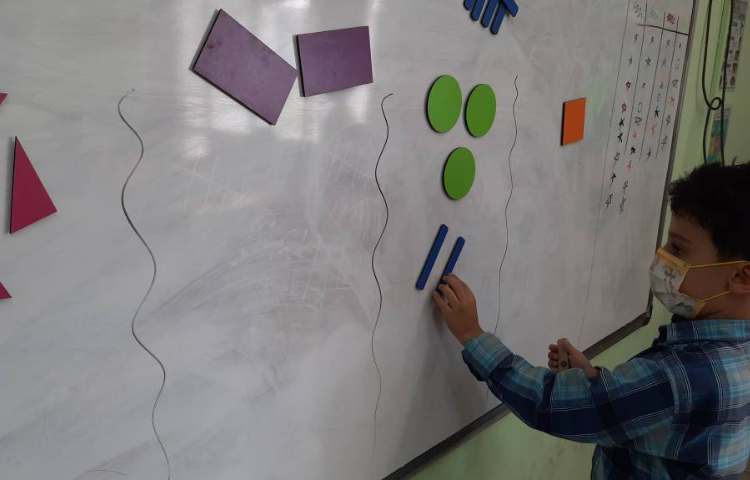 آموزش شمارش اشکال در پایه اول 2