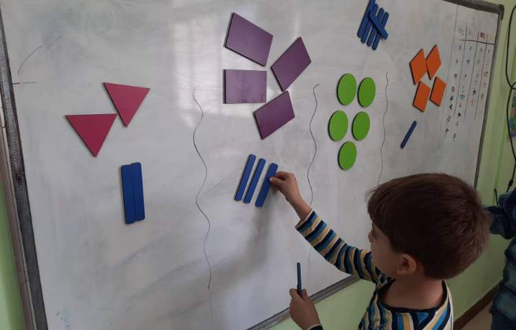 آموزش شمارش اشکال در پایه اول 6