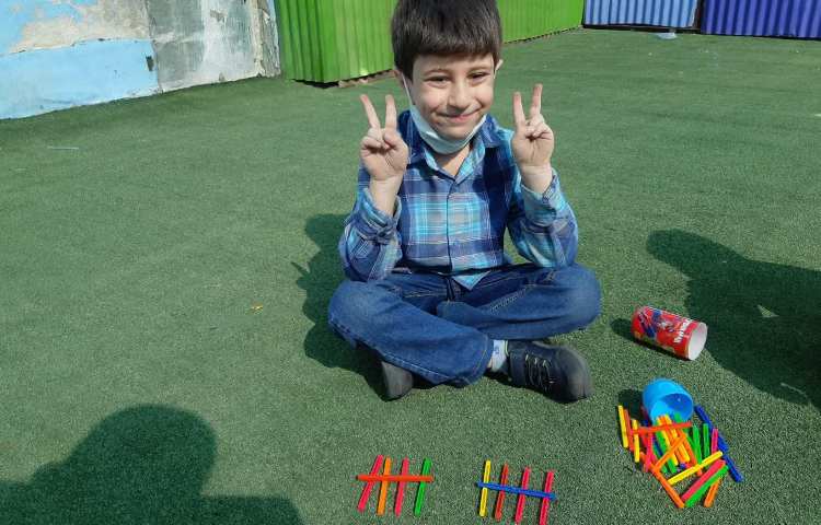 آموزش شمارش اعداد با استفاده از چوب خط 7