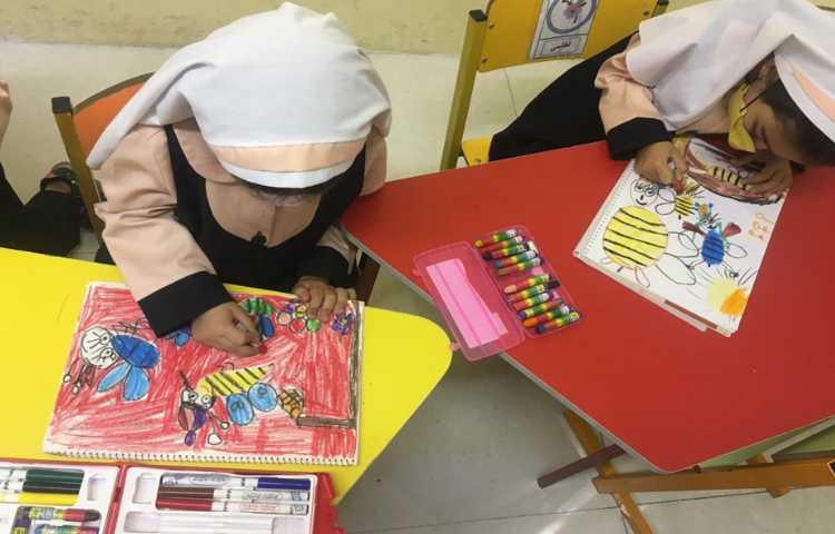 آموزش شکل بیضی ( زنبورها ) 3