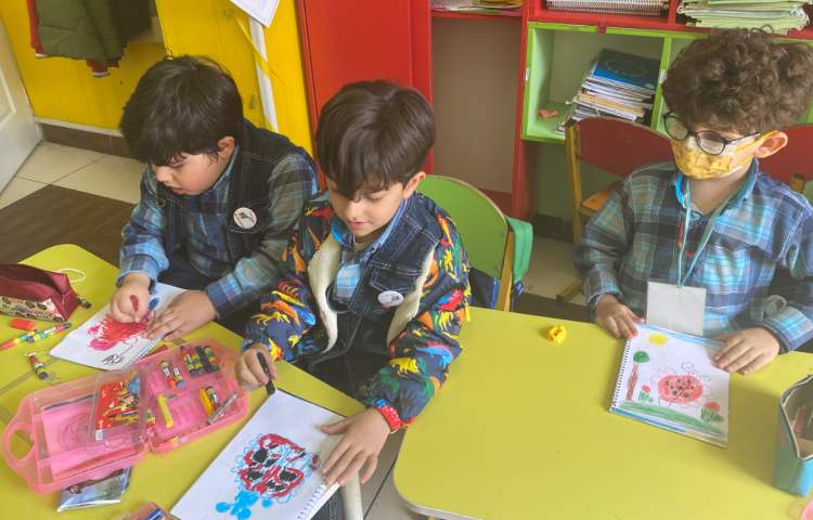 :آموزش شکل هندسی دایره کفشدوزک، کلاس بادبادک 4