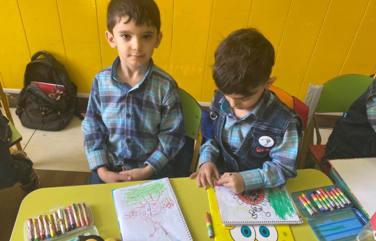 :آموزش شکل هندسی دایره کفشدوزک، کلاس بادبادک