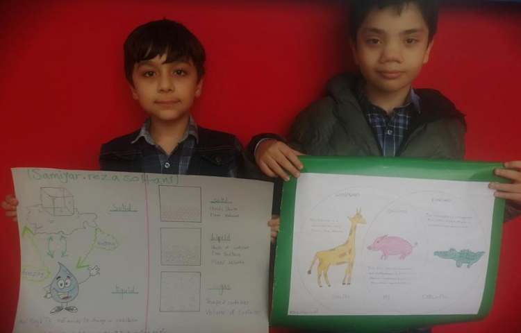 آموزش علوم به زبان انگلیسی دانش آموزان پایه چهارم دبستان 5