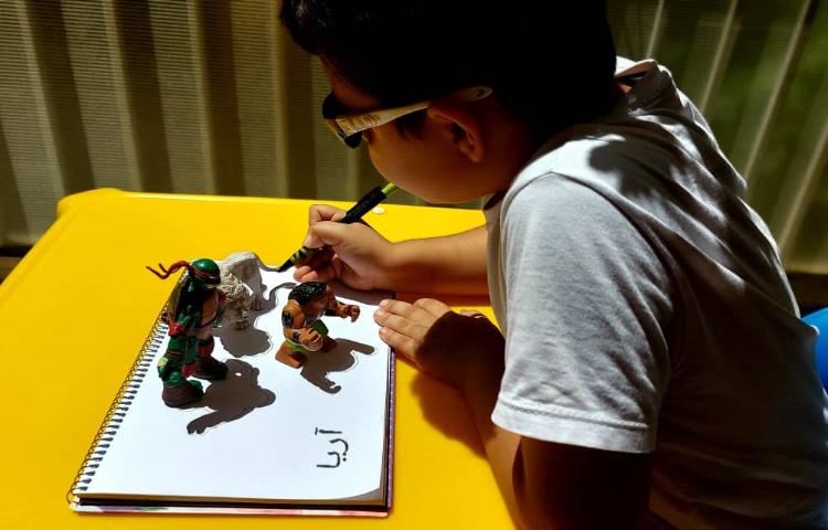 آموزش علوم نور و سایه 6