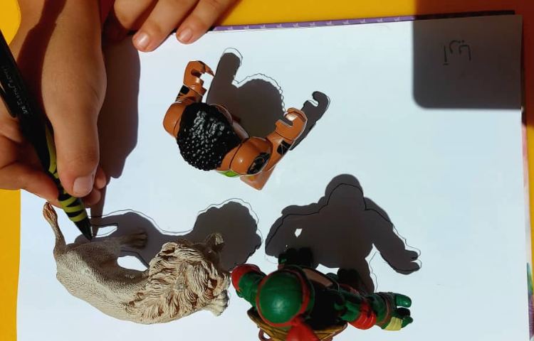 آموزش علوم نور و سایه 7