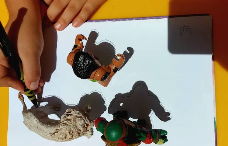 آموزش علوم نور و سایه