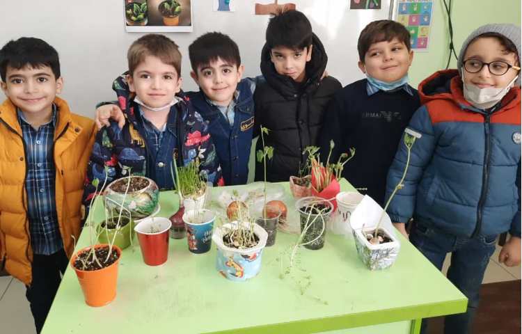 آموزش علوم پایه اول بخش کاشت دانه ها 4