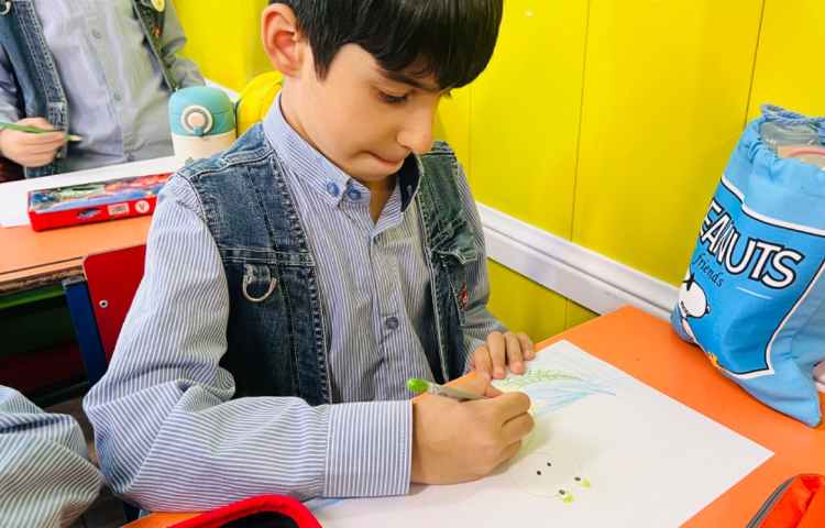 آموزش قورباغه بااشکال هندسی و کارت پستال برای روز پست و 8