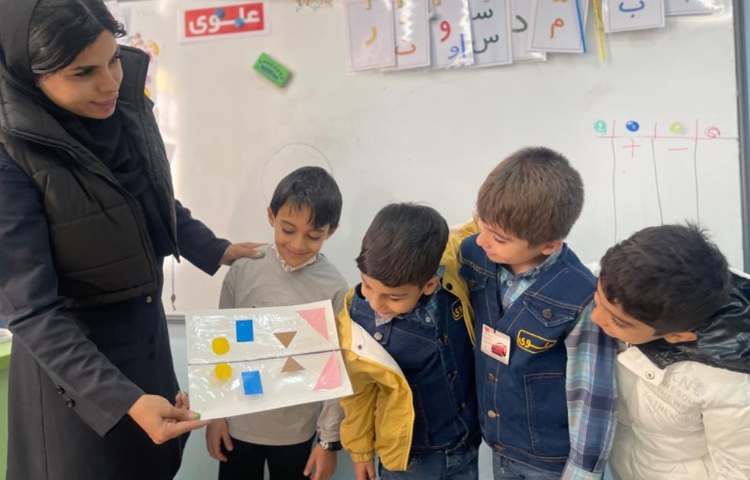 آموزش مبحث تقارن پایه اول دبستان