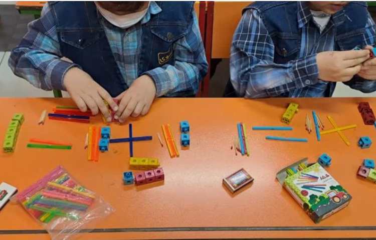 آموزش مبحث ضرب با چوب خط پایه سوم دبستان علوی 5