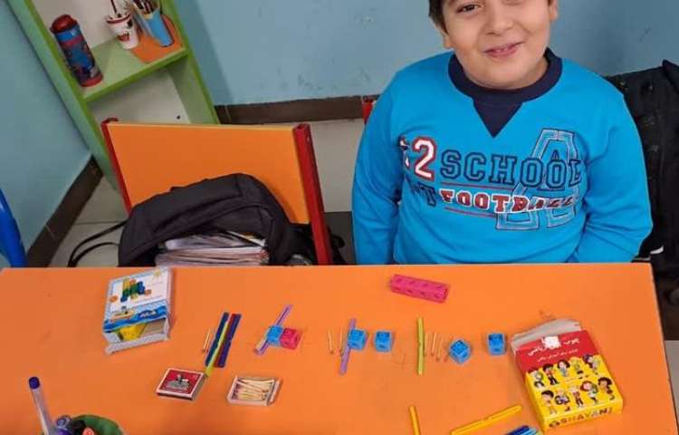 آموزش مبحث ضرب با چوب خط پایه سوم دبستان علوی 6