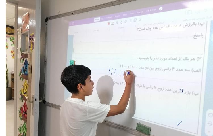 آموزش مبحث عدد نویسی کلاس ششم سیمرغ 1 2