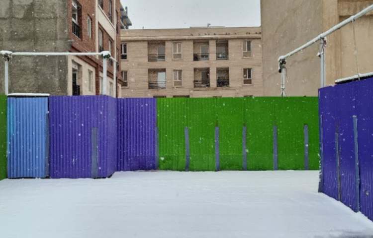 آموزش مجازی در روزهای برفی دانش آموزان دبستان علوی 4