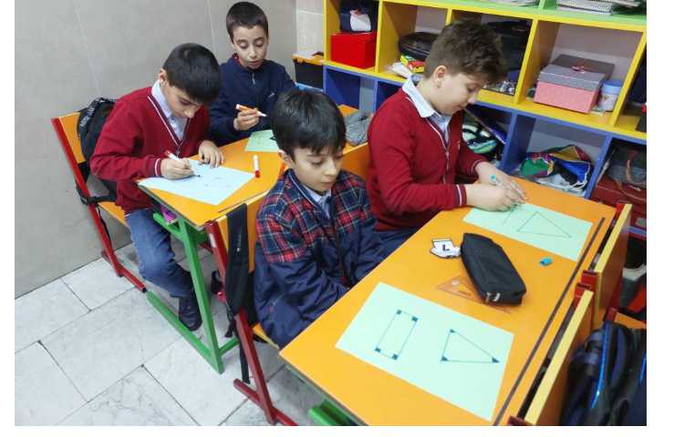 آموزش مجموع زاویه های داخلی اشکال هندسی همراه با دست ورزی 6