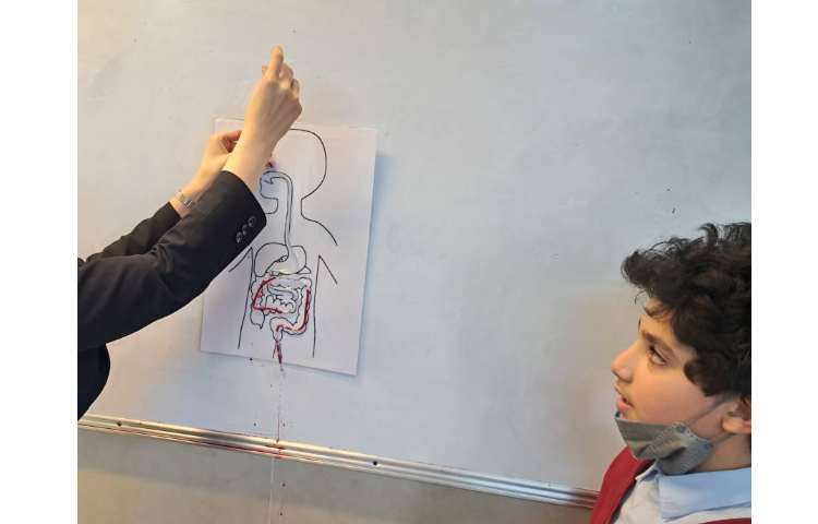 آموزش مراحل هضم غذا به زبان انگلیسی 2