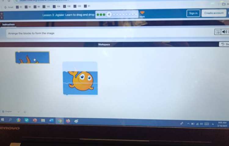 آموزش مفهوم جایگذاری و درگ اند دراپ با انجام بازی صفحه 91 کتاب 1