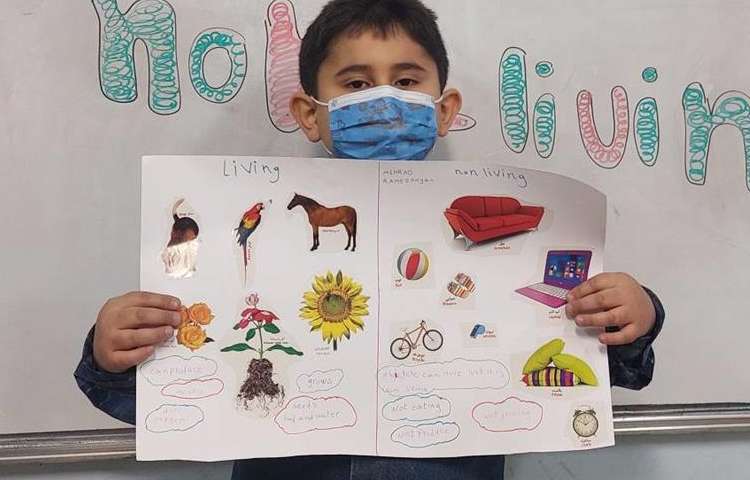 آموزش موجودات زنده و غیر زنده پایه دوم دبستان 6