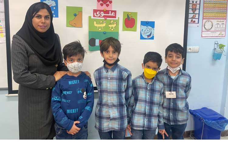 آموزش نشانه آ و ب پایه اول دبستان 3