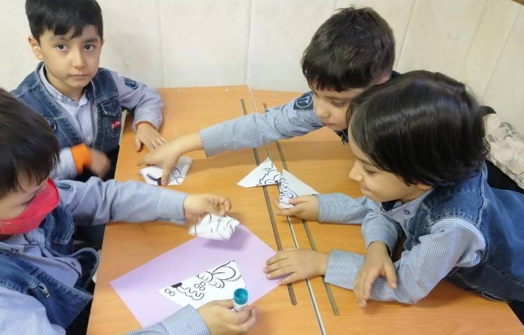 آموزش نشانه "ش" با ایجاد انگیزه ساخت پازل 1