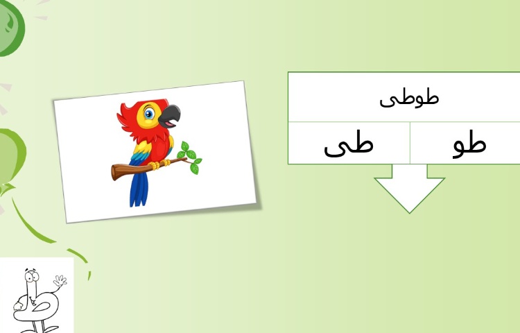 :آموزش نشانه ی ط 4