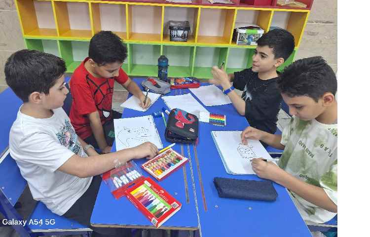 آموزش نقاشی با دست مخالف 1