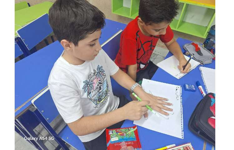 آموزش نقاشی با دست مخالف 3