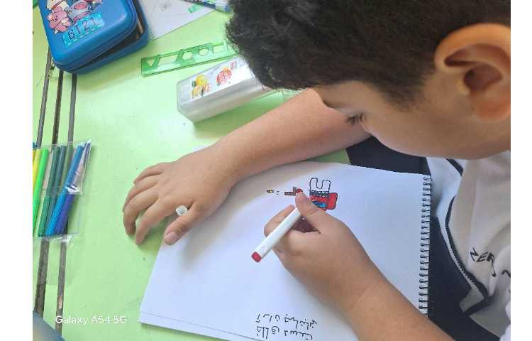 آموزش نقاشی با دست مخالف 6