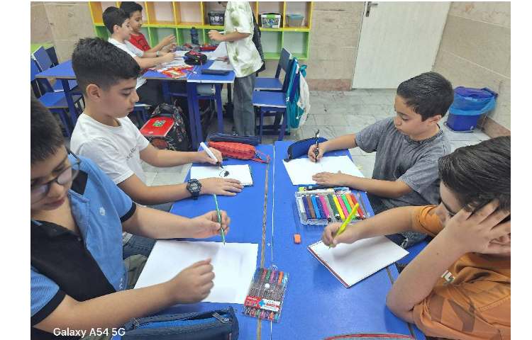 آموزش نقاشی با دست مخالف 8