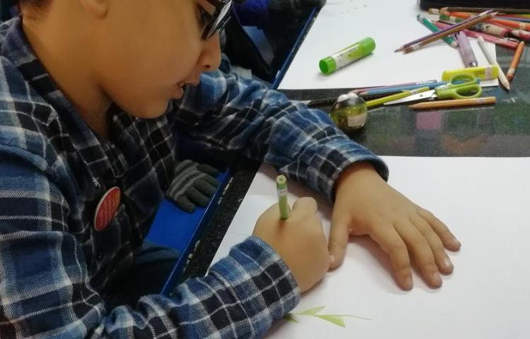 آموزش نقاشی با رنگ انگشتی پایه اول 2