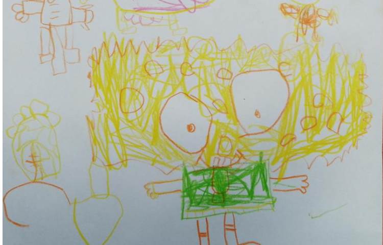 آموزش نقاشی با مداد رنگی پیش دبستان 2